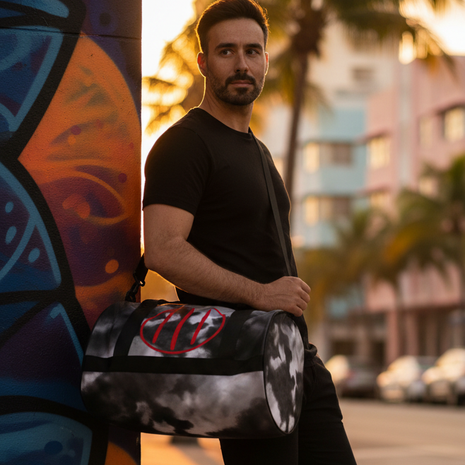 All-over print gym bag