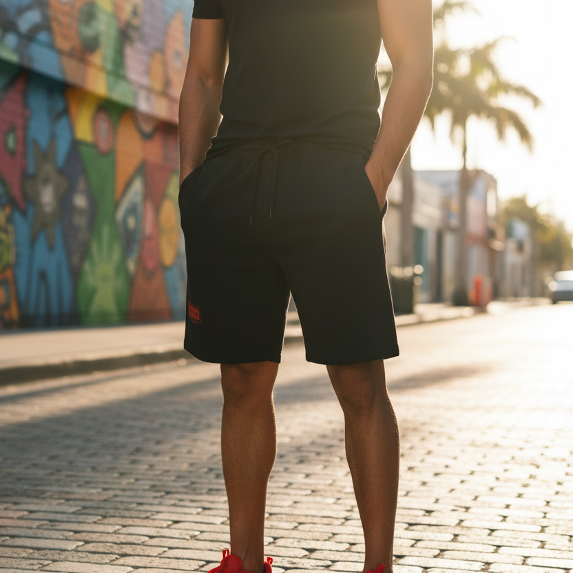 Men's fleece shorts